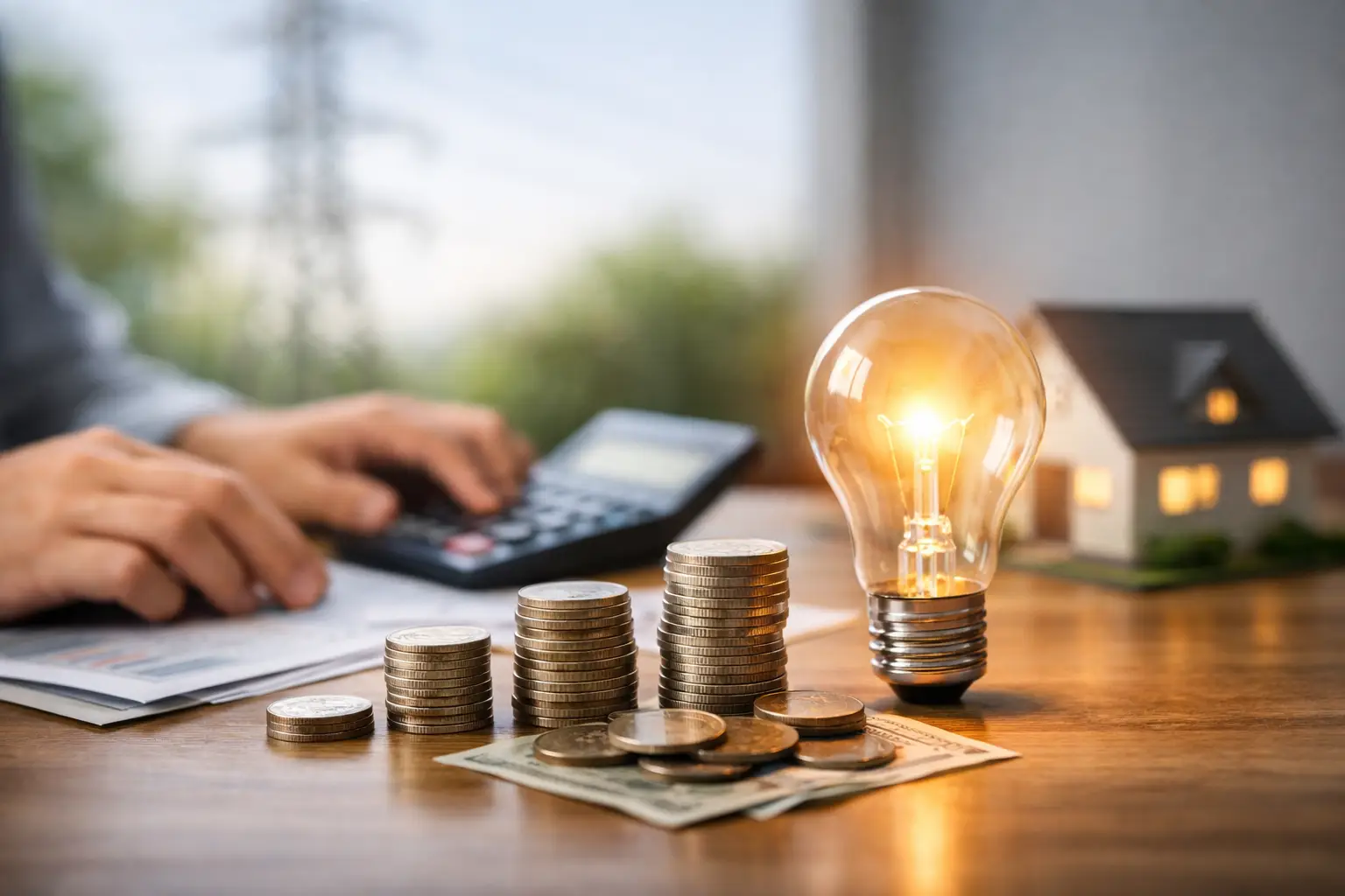 Ejemplo de ahorro por intermediación en luz
