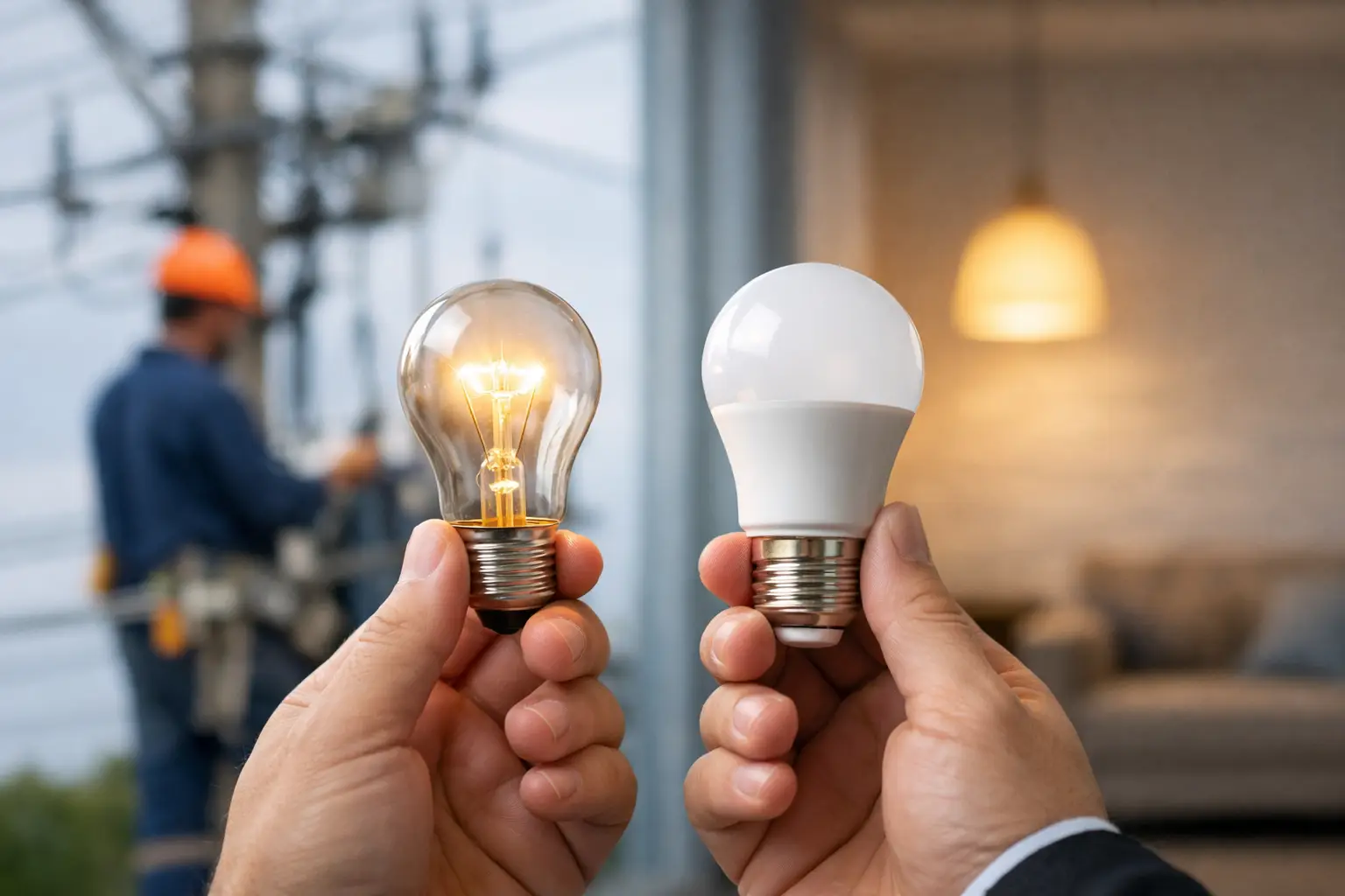 ¿Se puede cambiar luz sin cortes?