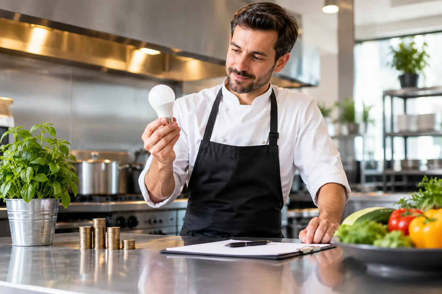 Ahorro eléctrico en restaurantes: paga menos